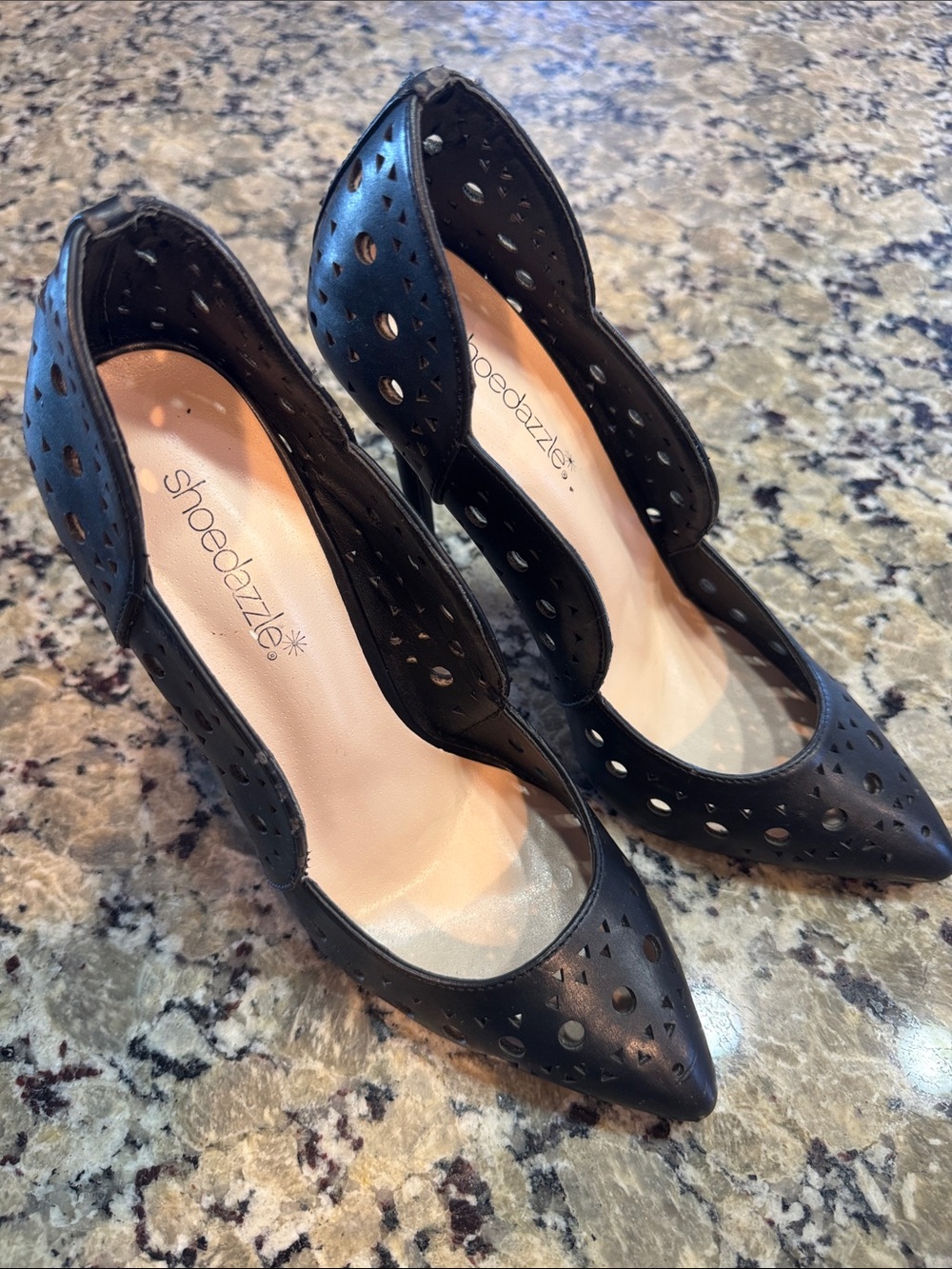 Black high heels
